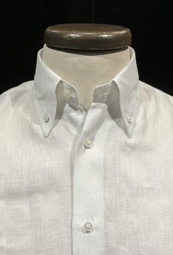 Camicia puro lino 1 Pavone